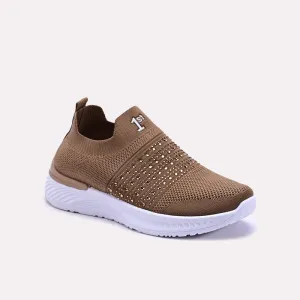 Fiora Brown Slip On Sneakers 0440747