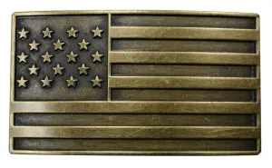 FL Men's USA Flag Plaque Buckle fits 1.5" belt
