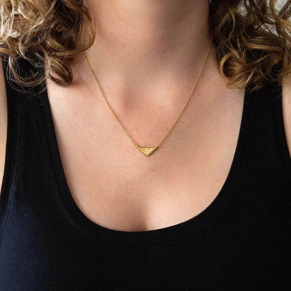 Flash Diamond Vermeil Pendant