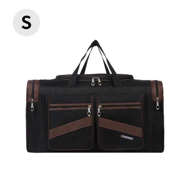 Foldable Travel Duffle Men / Women Luggage Package Handbag Large Travelling Bags Waterproof Shoulder Carry On Weekend Bag XA509F