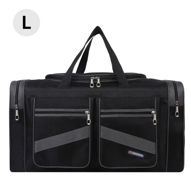 Foldable Travel Duffle Men / Women Luggage Package Handbag Large Travelling Bags Waterproof Shoulder Carry On Weekend Bag XA509F