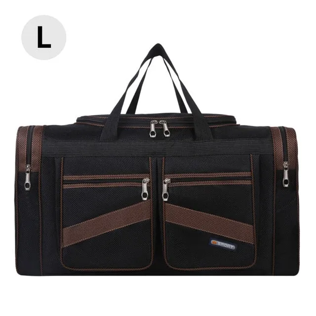 Foldable Travel Duffle Men / Women Luggage Package Handbag Large Travelling Bags Waterproof Shoulder Carry On Weekend Bag XA509F