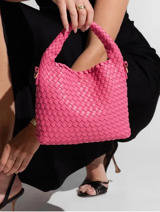 Gabby Mini Woven Shoulder Bag