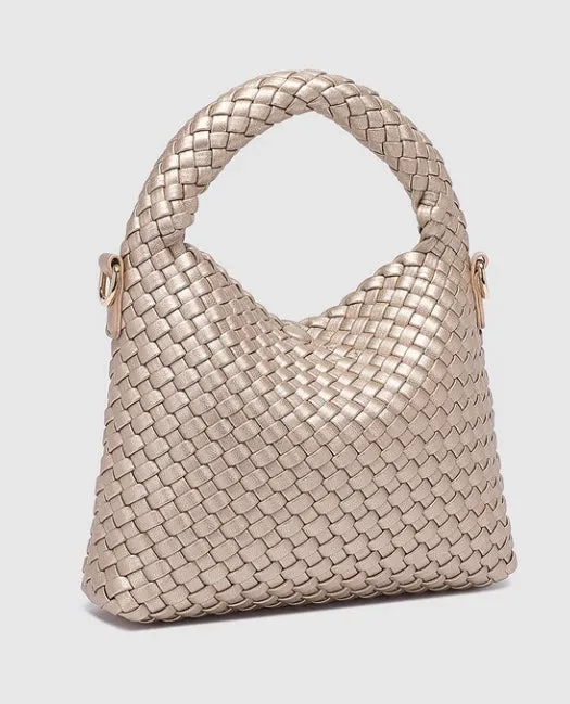 Gabby Mini Woven Shoulder Bag