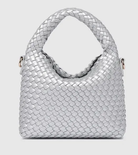 Gabby Mini Woven Shoulder Bag