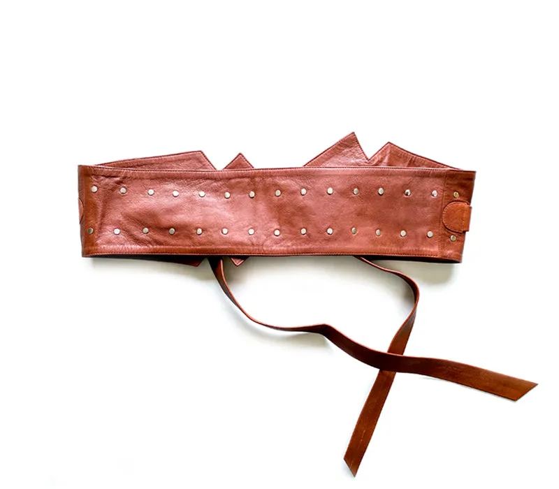 Gemina Goatskin Leather Belt