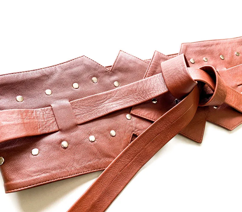 Gemina Goatskin Leather Belt