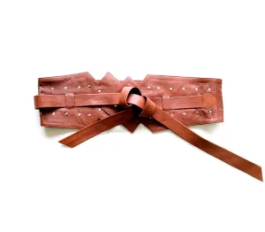 Gemina Goatskin Leather Belt