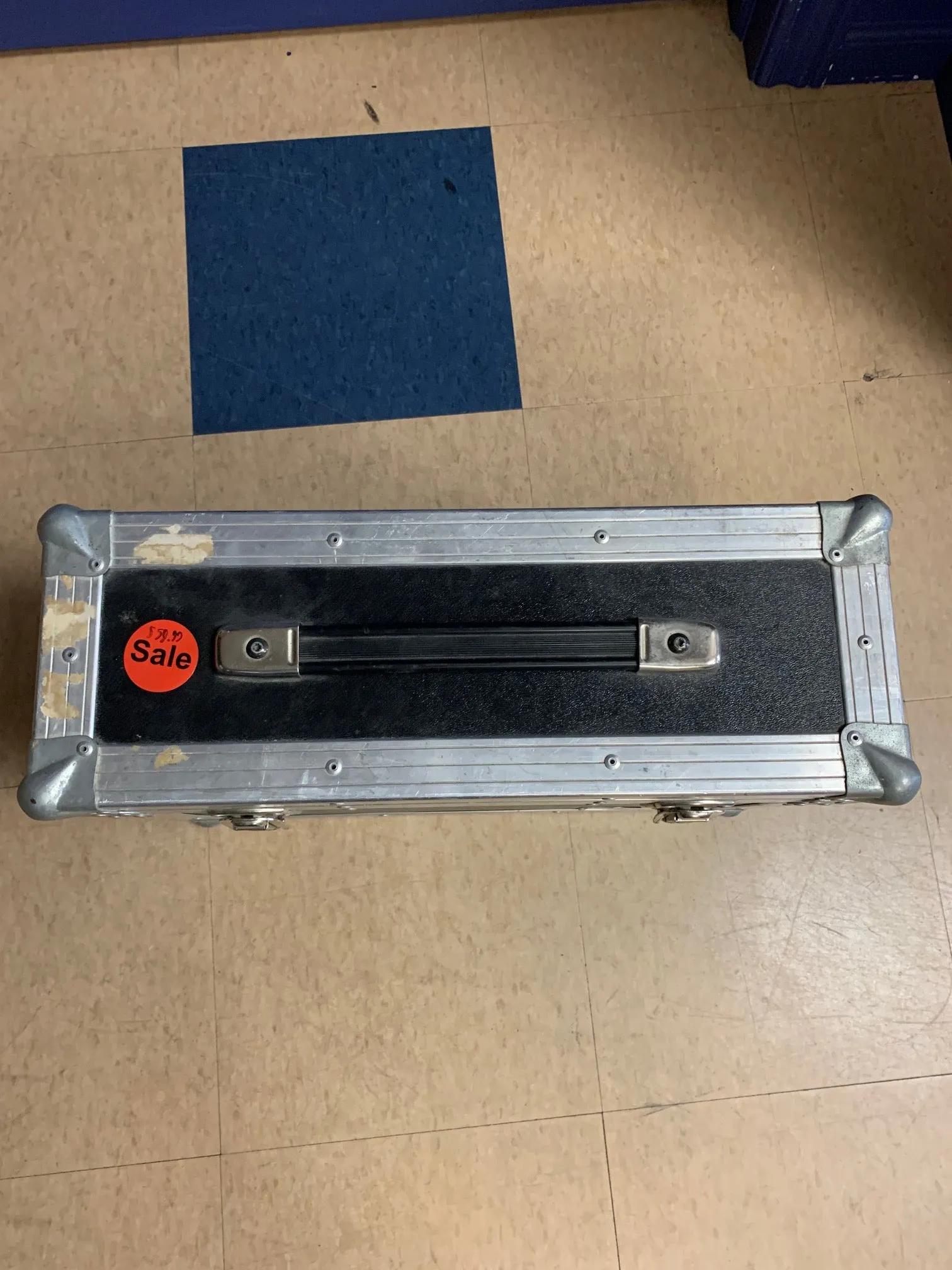 GENTLY USED Custom Acoustics Hard Travel Case for Cables and Pro Audio Gear, 13.5"h x 6"w 17.5"h