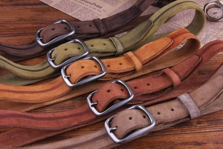 Genuine Leather Fashion Belt OS Style