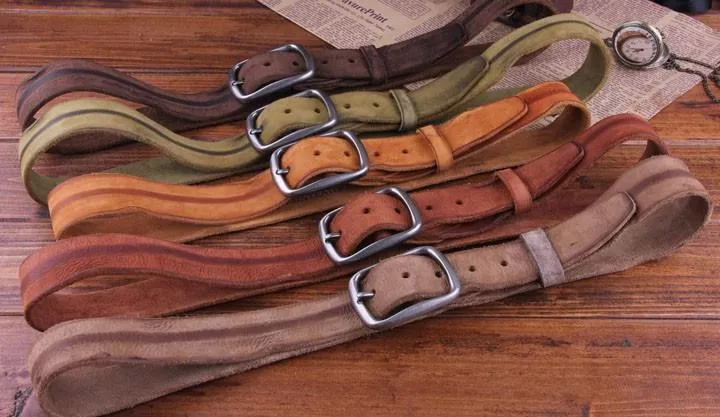 Genuine Leather Fashion Belt OS Style