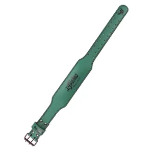 Genuine Leather Weightlifting Belt 4" Wide Green