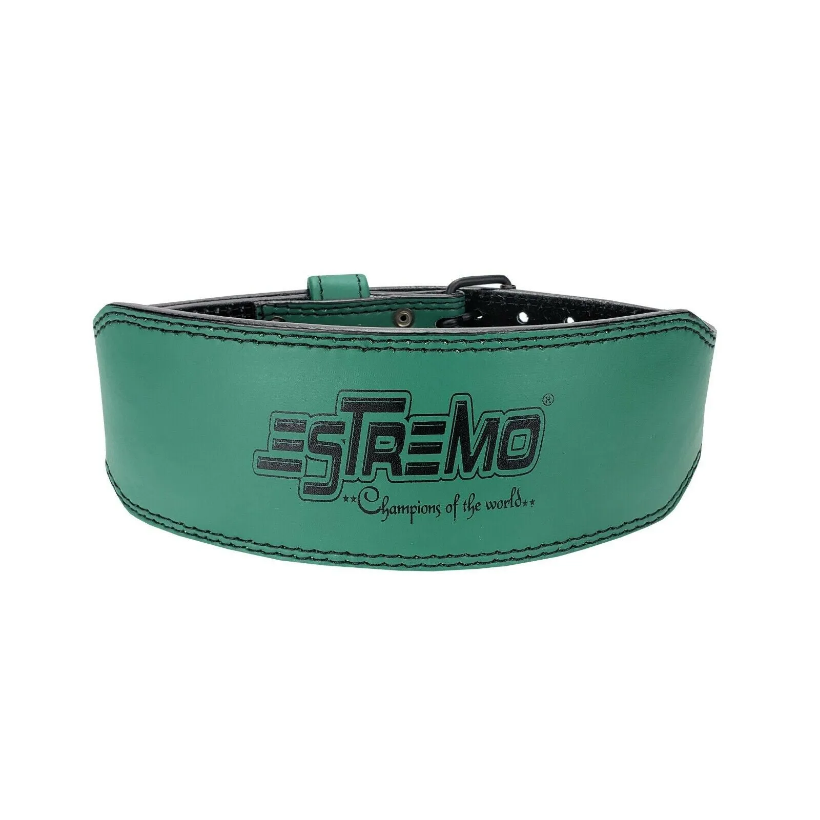 Genuine Leather Weightlifting Belt 4" Wide Green