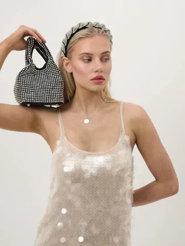 GLAM HANDBAG - BLACK