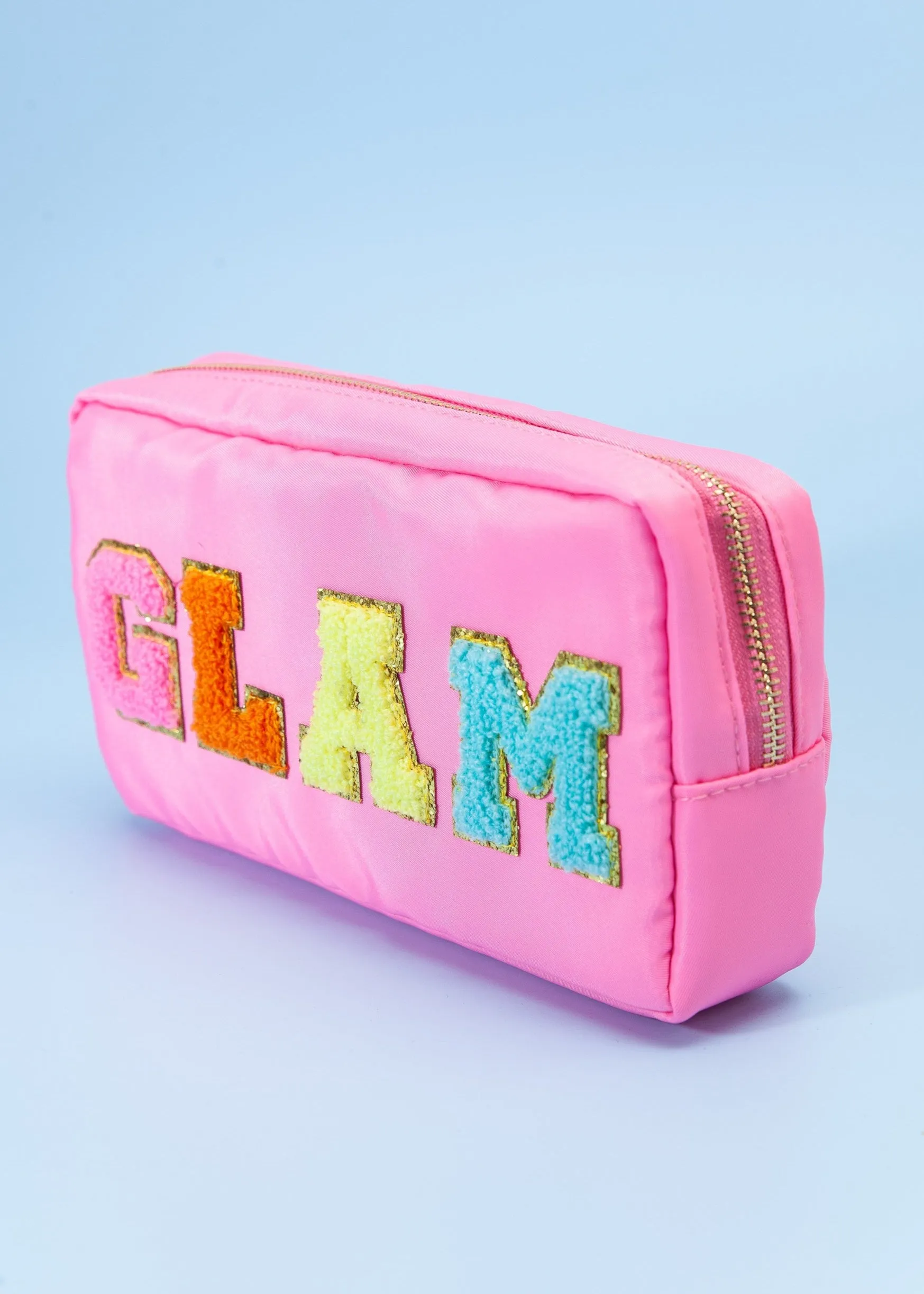 Glam Travel Pouch | Pink