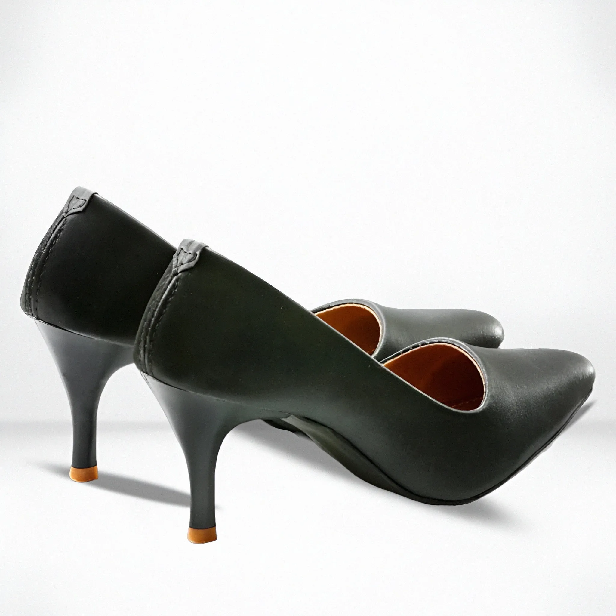 Glamorous Black Toe Heels