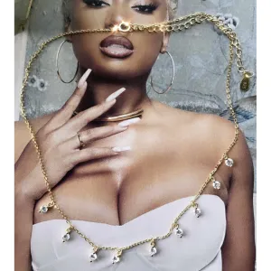 Gold Crystal Choker