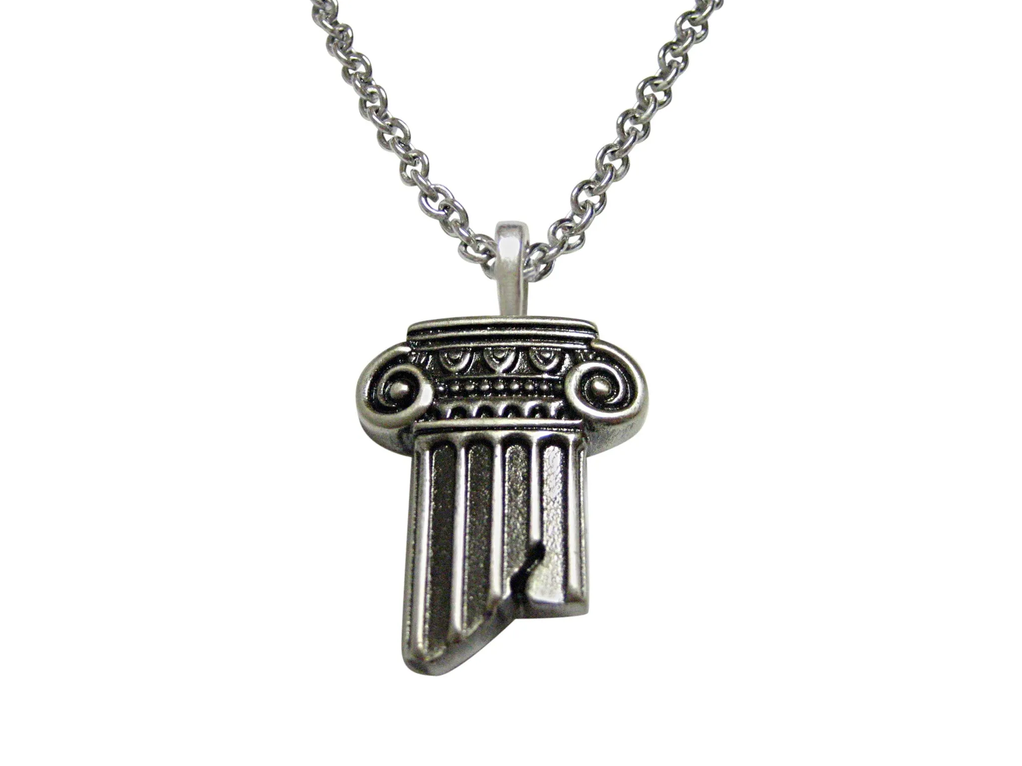 Greek Historical Column Pendant Necklace