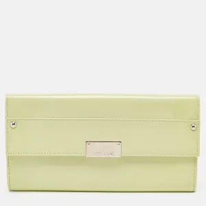 Green Patent Leather Reese Clutch