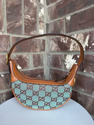 Gucci Ophidia Zip Hobo GG Coated Canvas Mini 79881