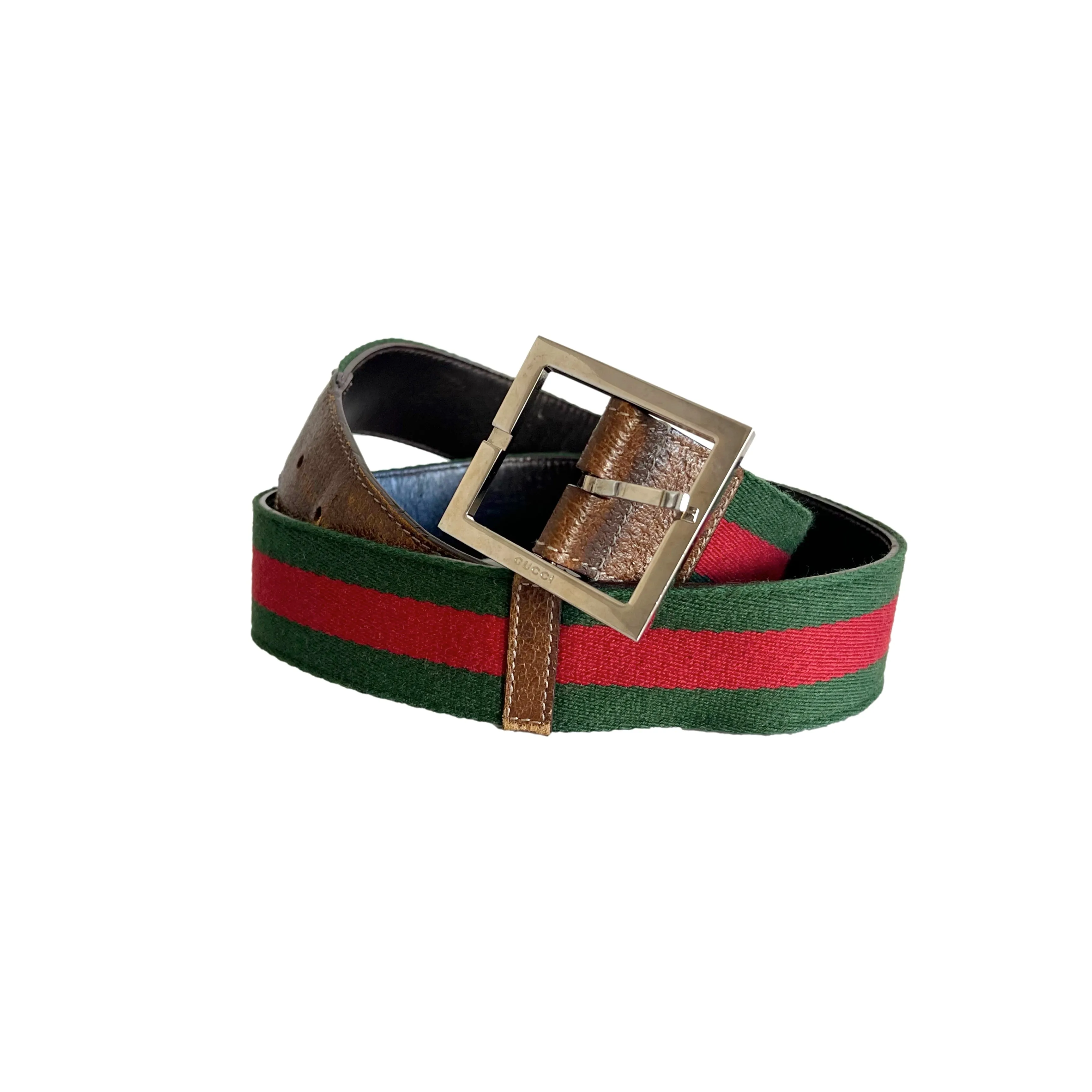 Gucci Stripe Logo Belt