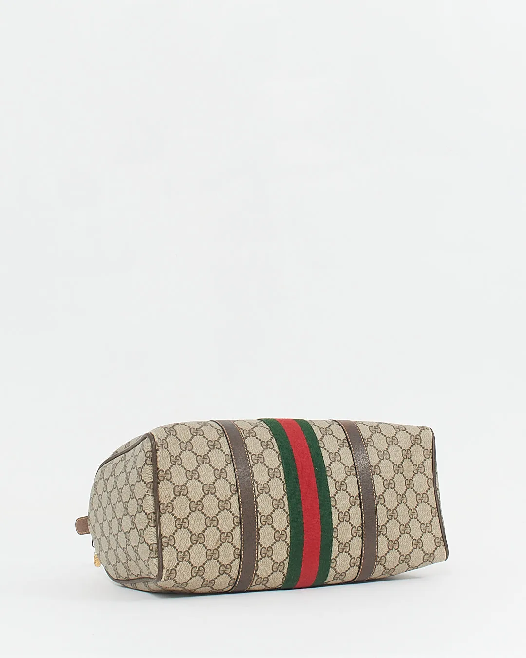 Gucci Vintage GG Supreme Canvas Boston Bag