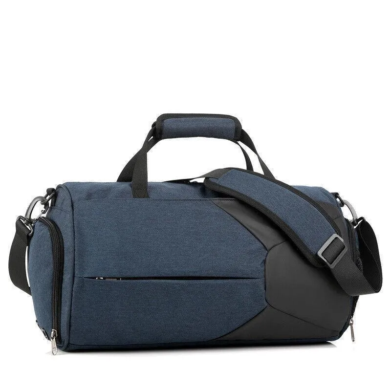 Gym Duffel Bags 30L Canvas Travel Bag Waterproof Fitness Shoes Compartment Shoe