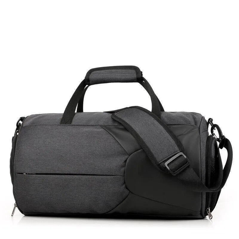 Gym Duffel Bags 30L Canvas Travel Bag Waterproof Fitness Shoes Compartment Shoe