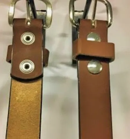 Handmade Men's Solid Leather Belts - 1 1/4 Inch, Sizes 30-48