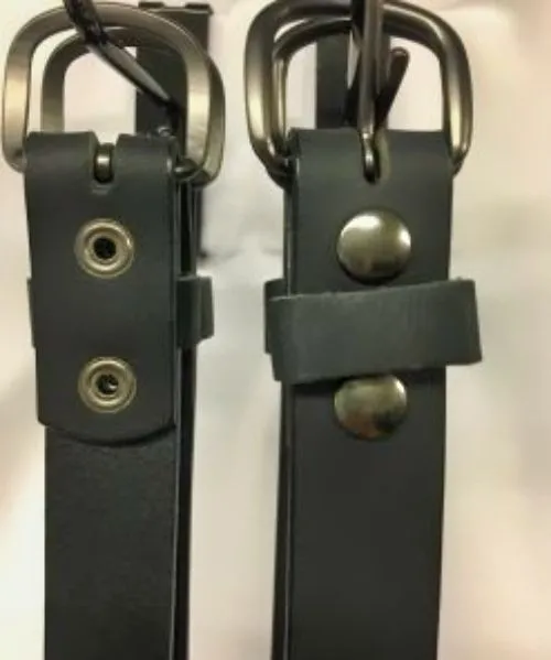 Handmade Men's Solid Leather Belts - 1 1/4 Inch, Sizes 30-48