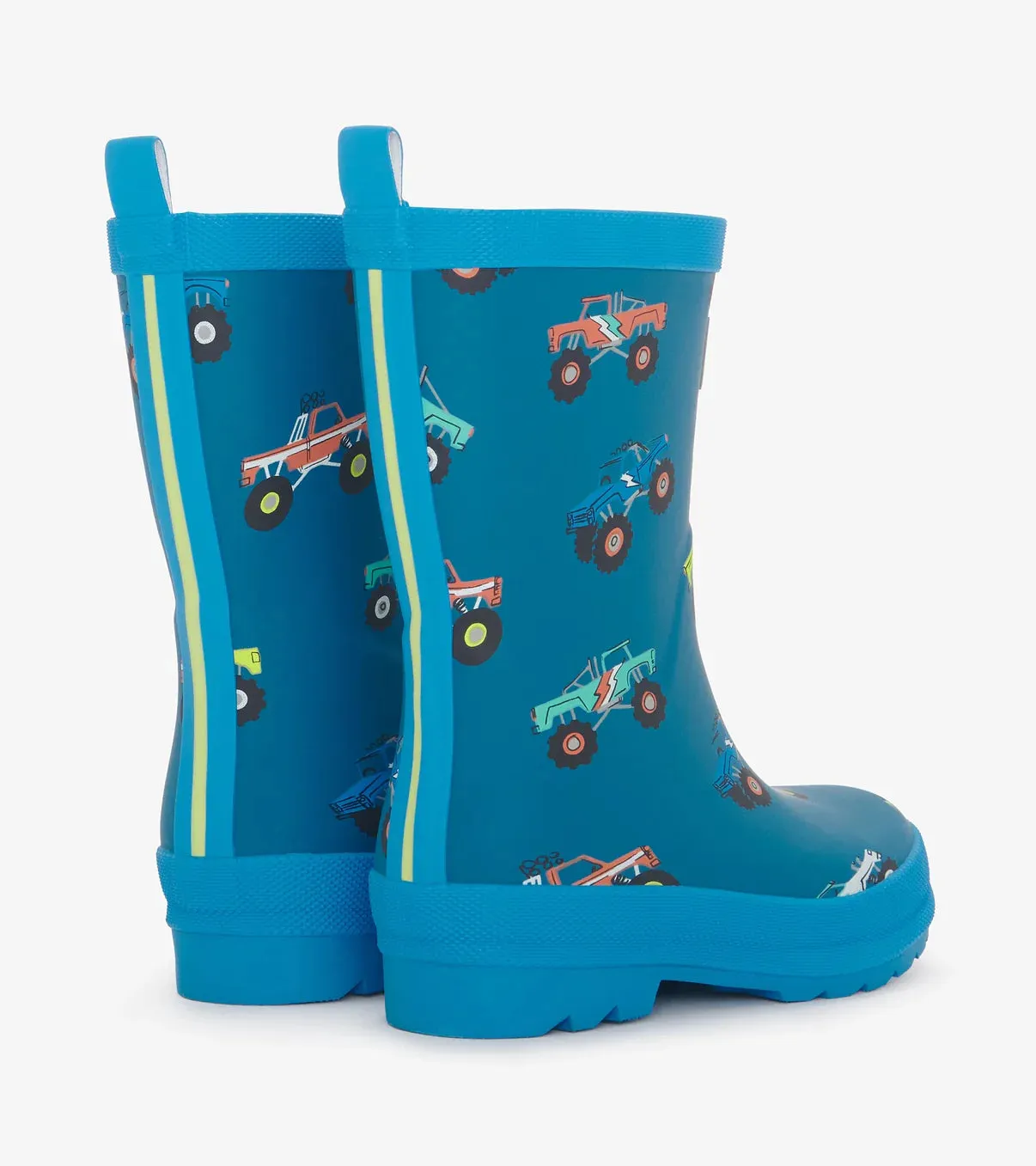 Hatley Boys Matte Rain Boots - Monster Trucks