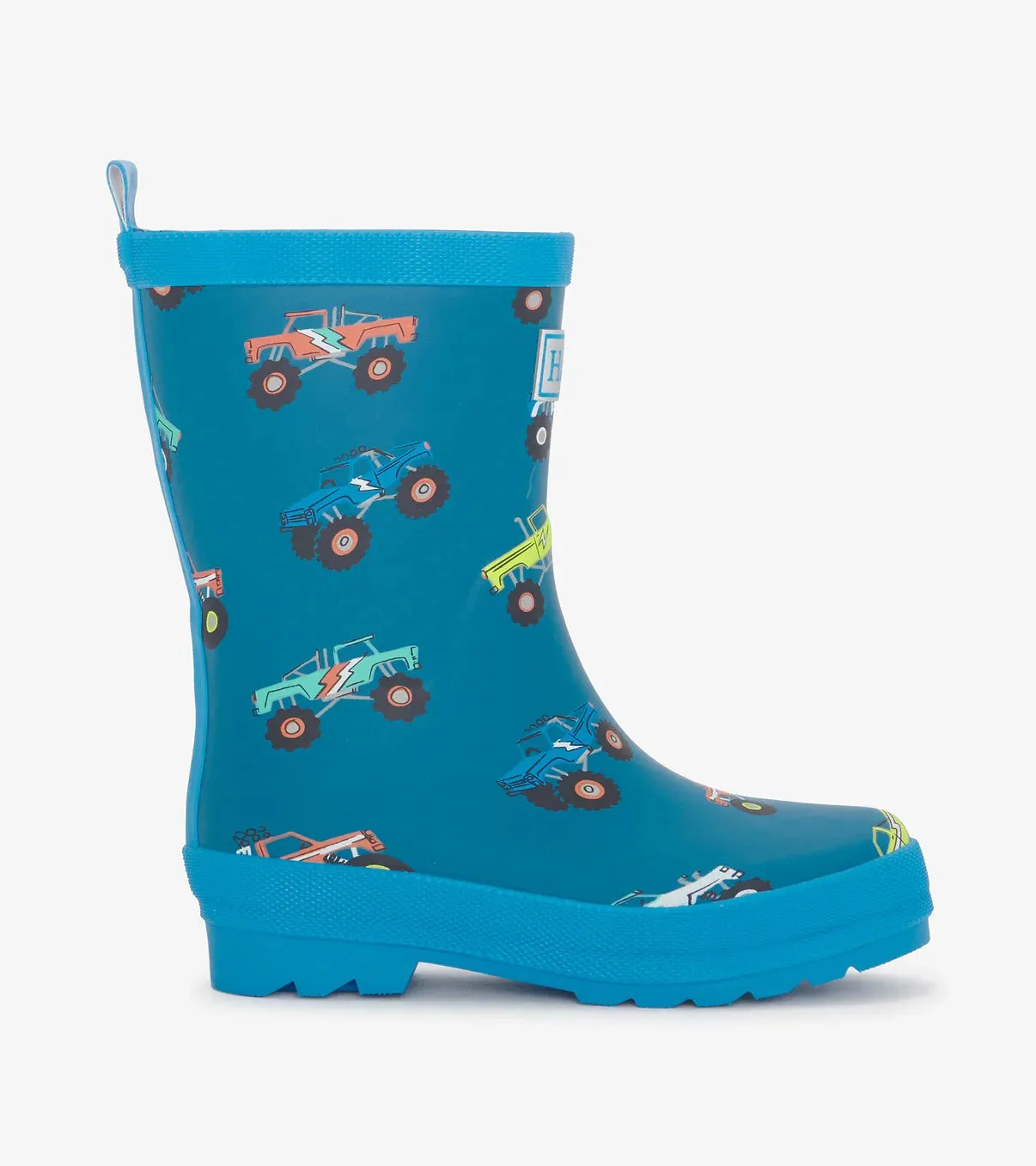 Hatley Boys Matte Rain Boots - Monster Trucks