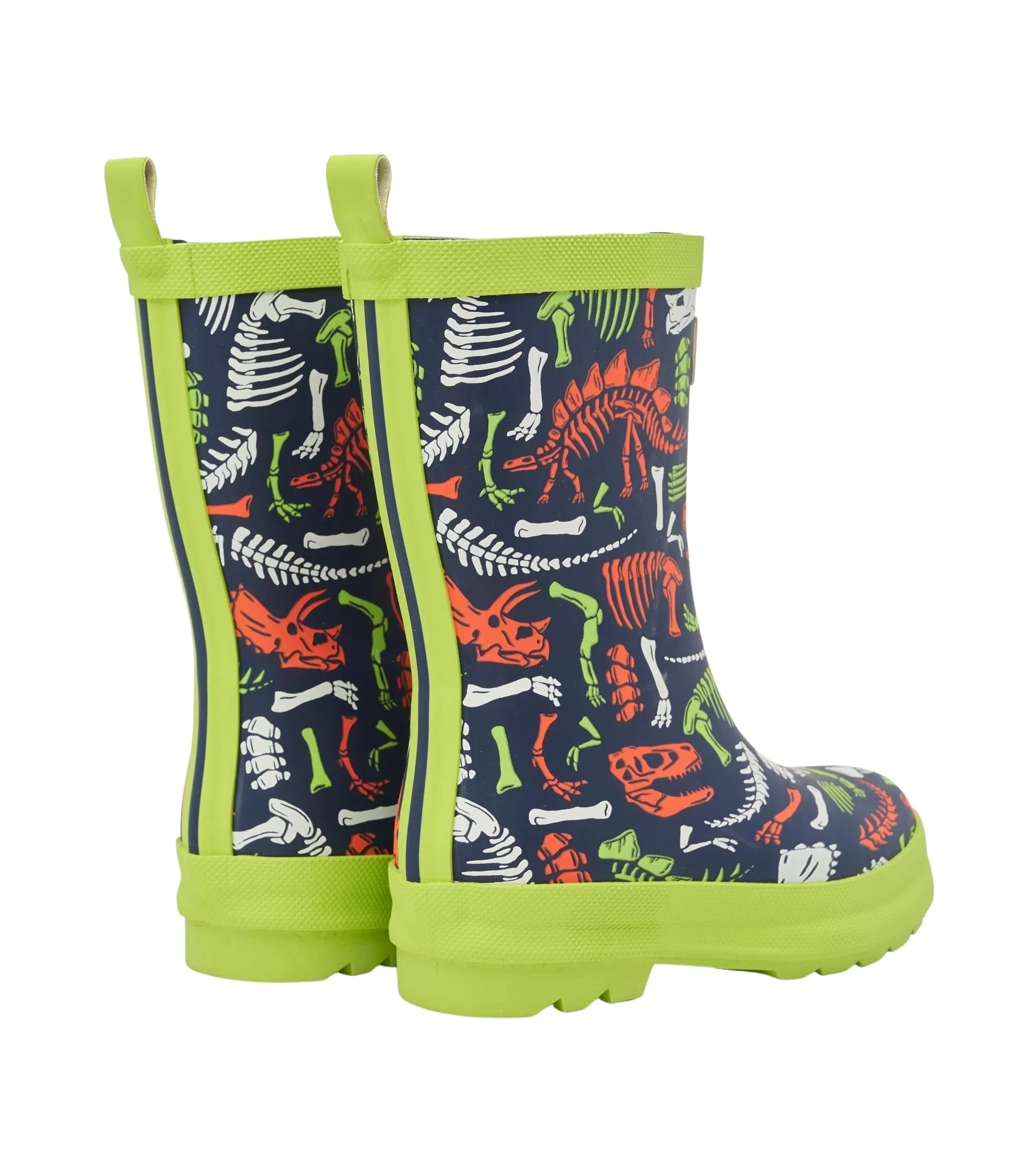 Hatley Kids Matte Rain Boots - Dino Fossils