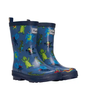 Hatley Kids Shiny Rain Boots - Creepy Cryptids