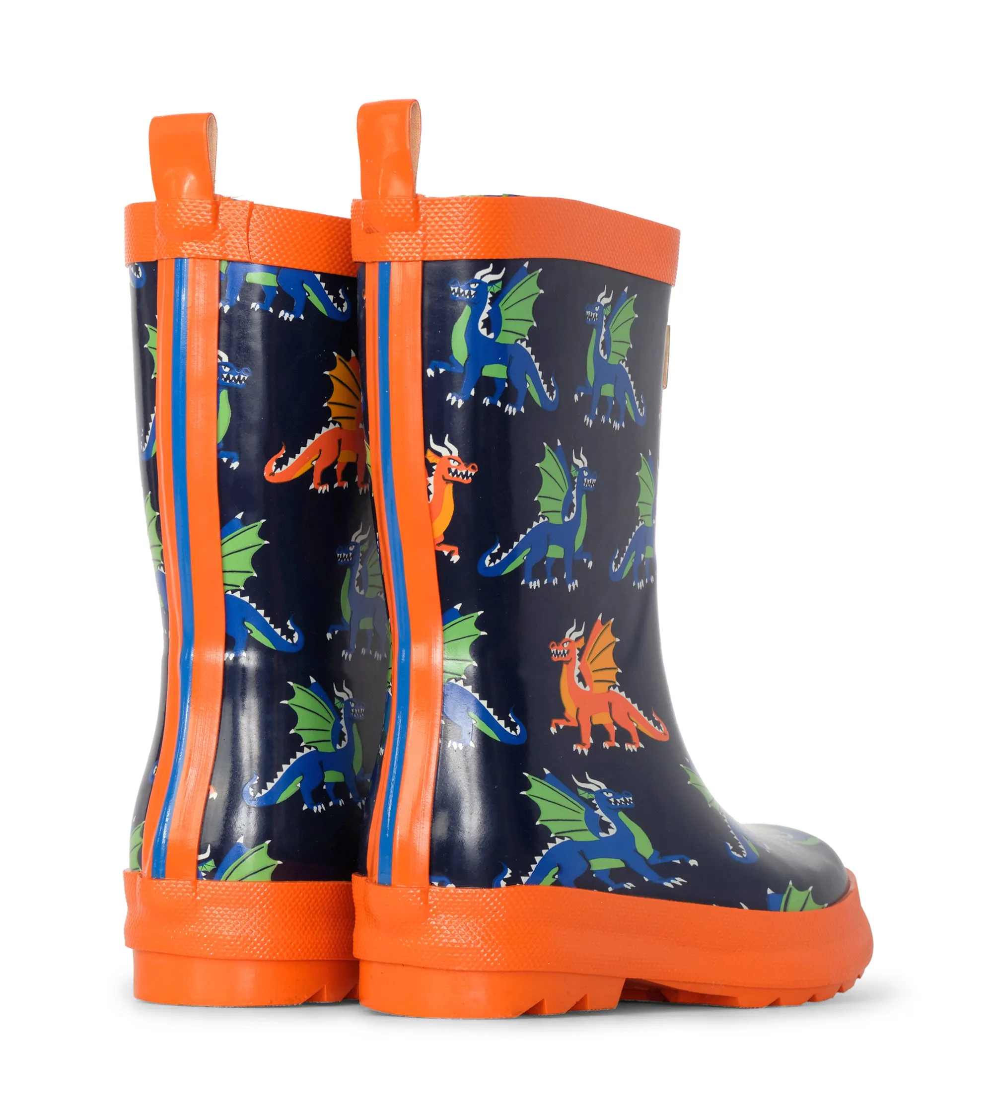 Hatley Kids Shiny Rain Boots - Dragons
