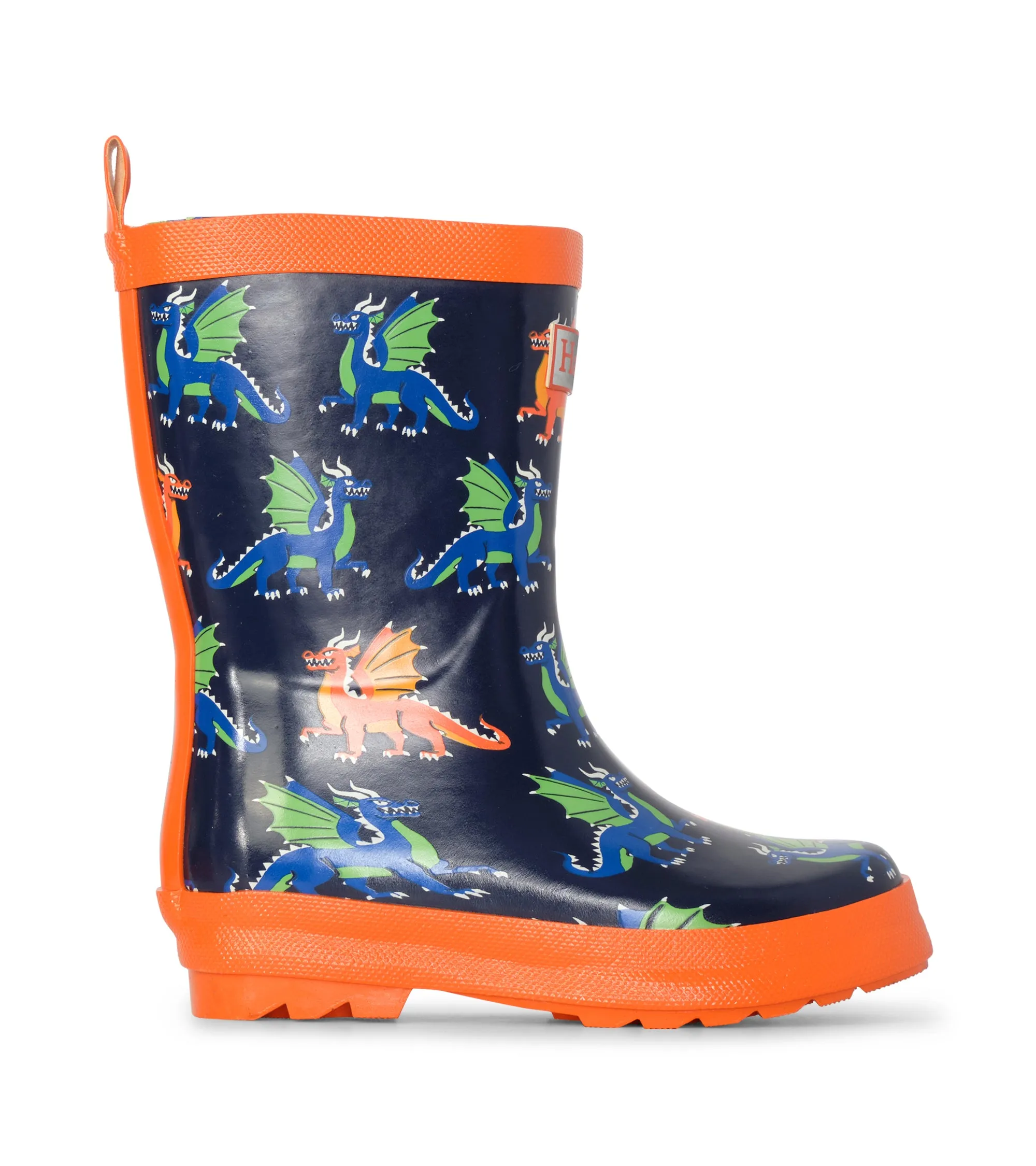 Hatley Kids Shiny Rain Boots - Dragons
