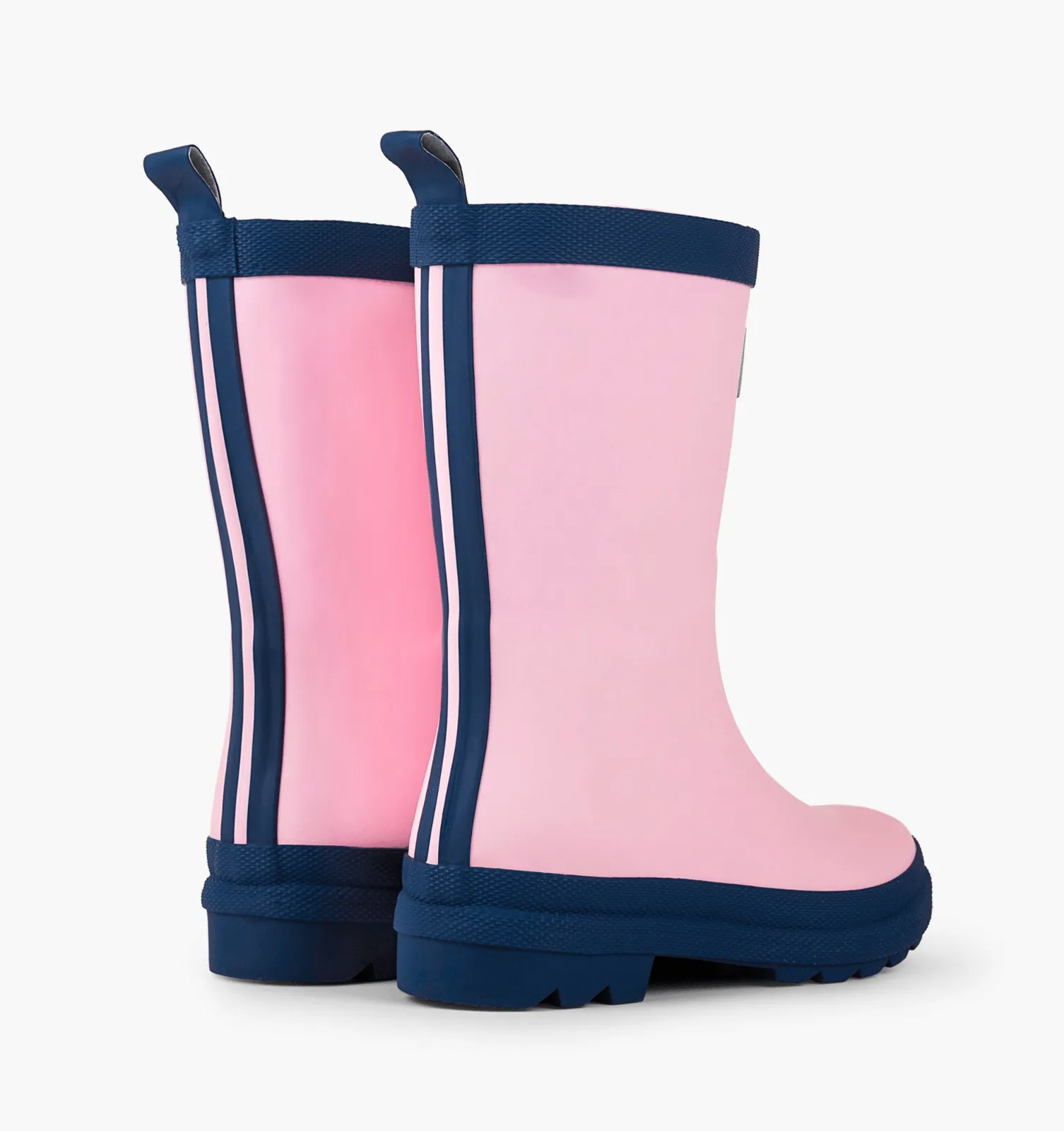 Hatley Pink & Navy Matte Rain Boots