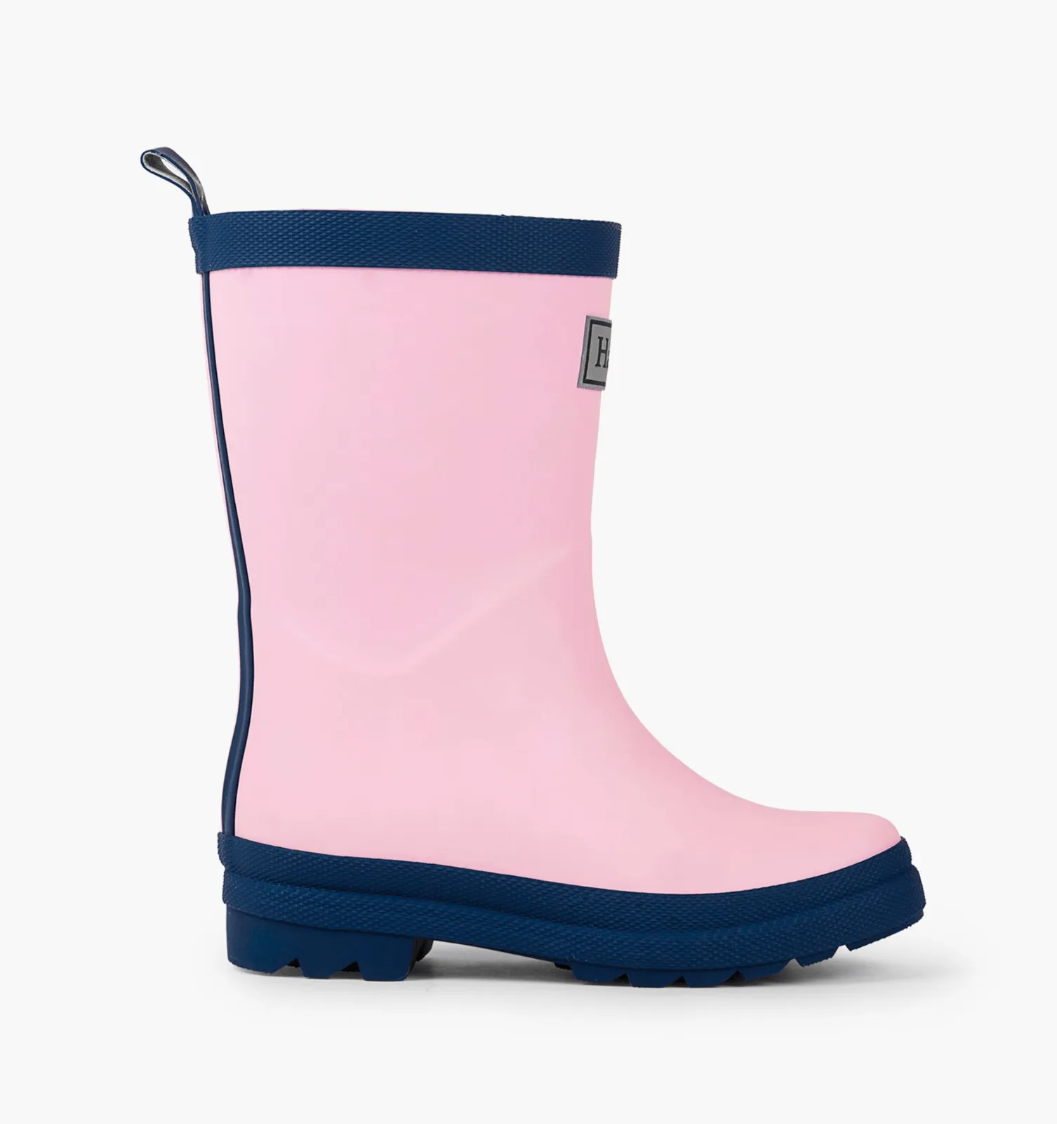 Hatley Pink & Navy Matte Rain Boots