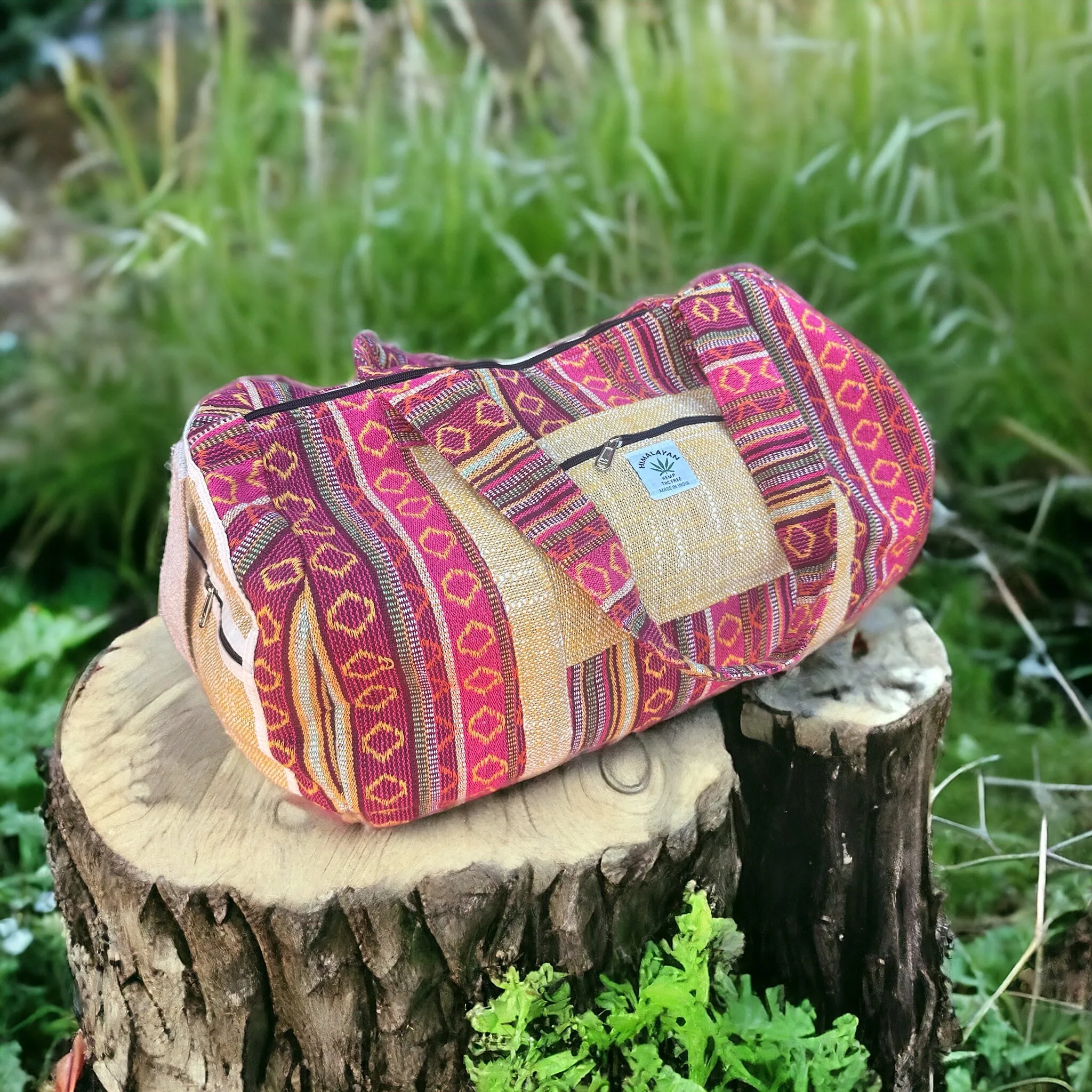 Hemp weekender bag #34