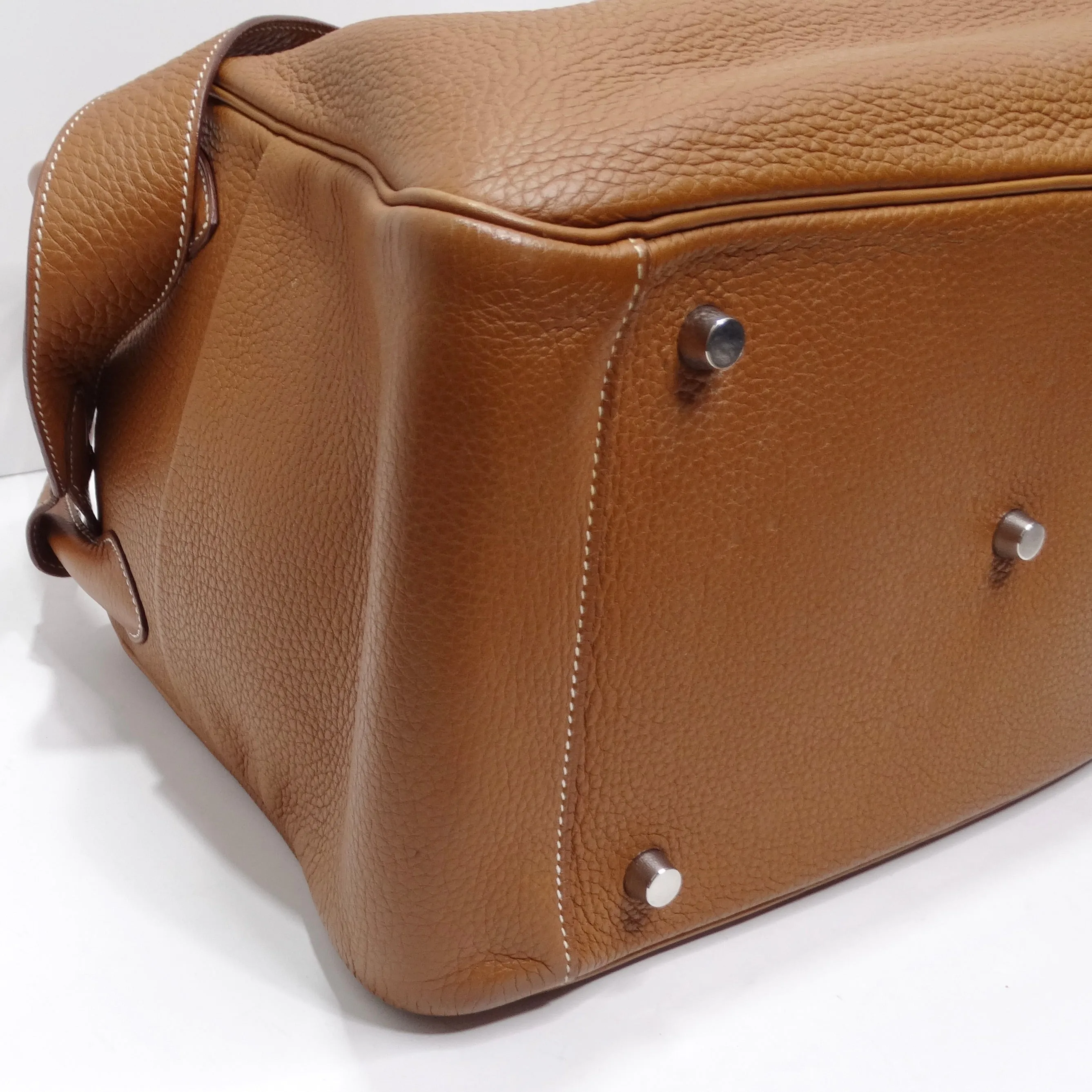 Hermès Lindy 34 Gold Clemence Leather Shoulder Bag