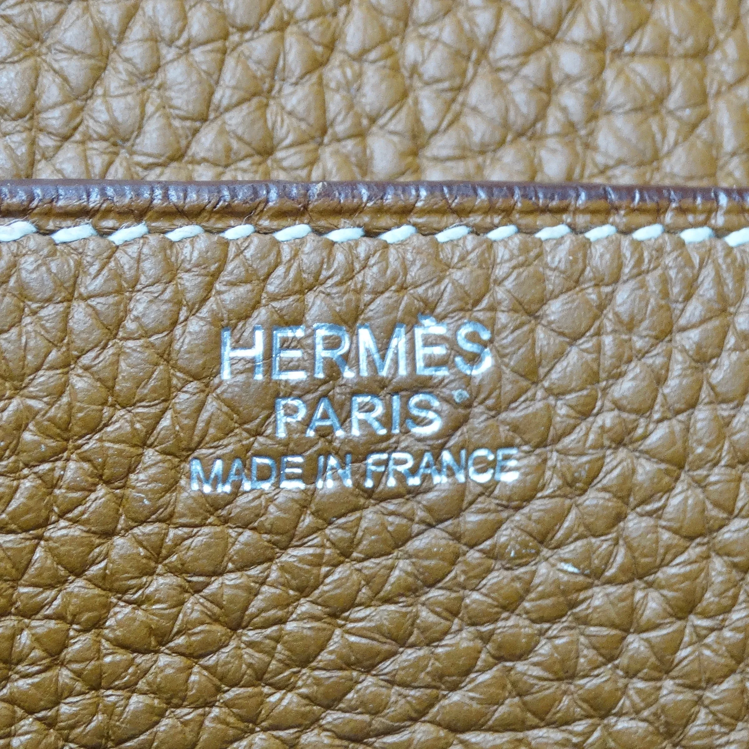 Hermès Lindy 34 Gold Clemence Leather Shoulder Bag