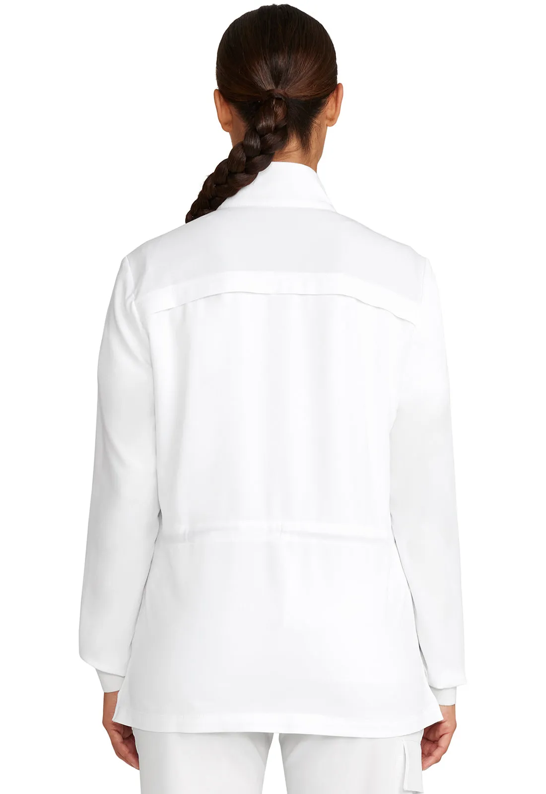 HH Quest HH360 Women's Zip Front Utility Jacket White Gardenia
