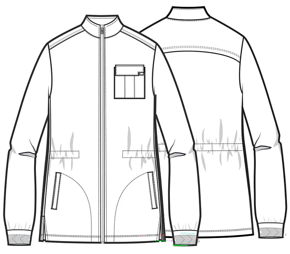 HH Quest HH360 Women's Zip Front Utility Jacket White Gardenia