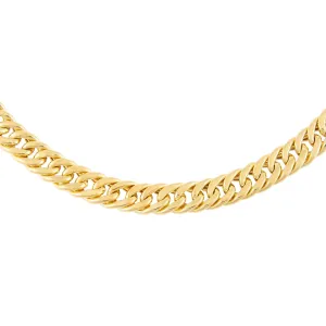 Hollow Double Curb Chain Choker