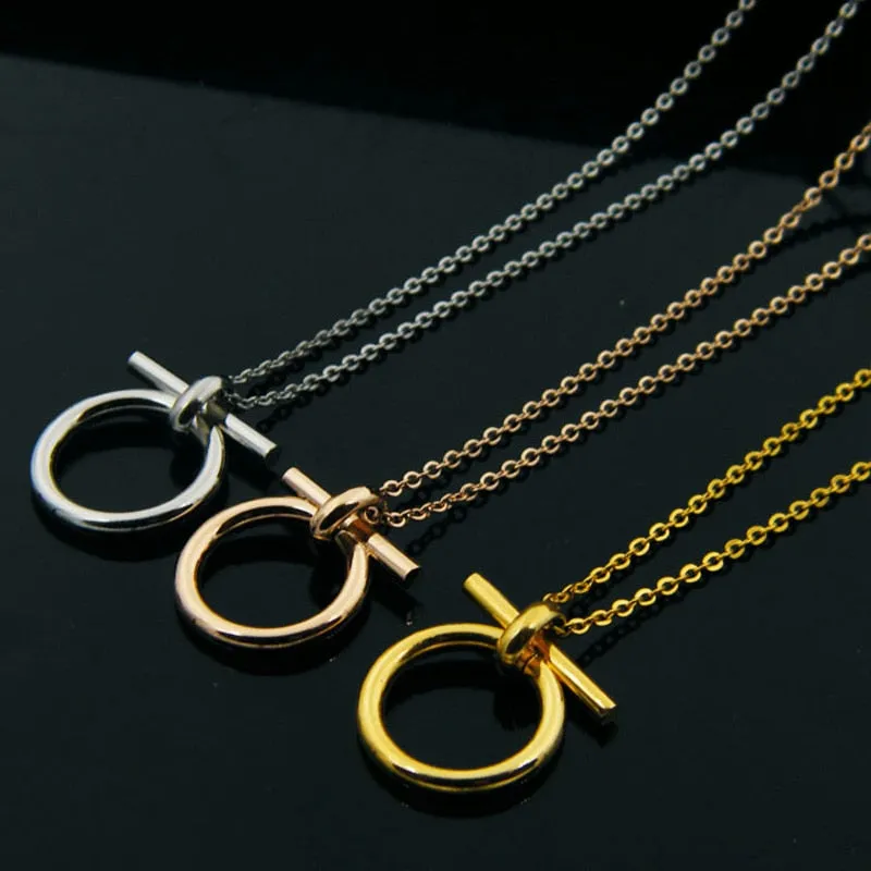 Horseshoe Pendant Necklace
