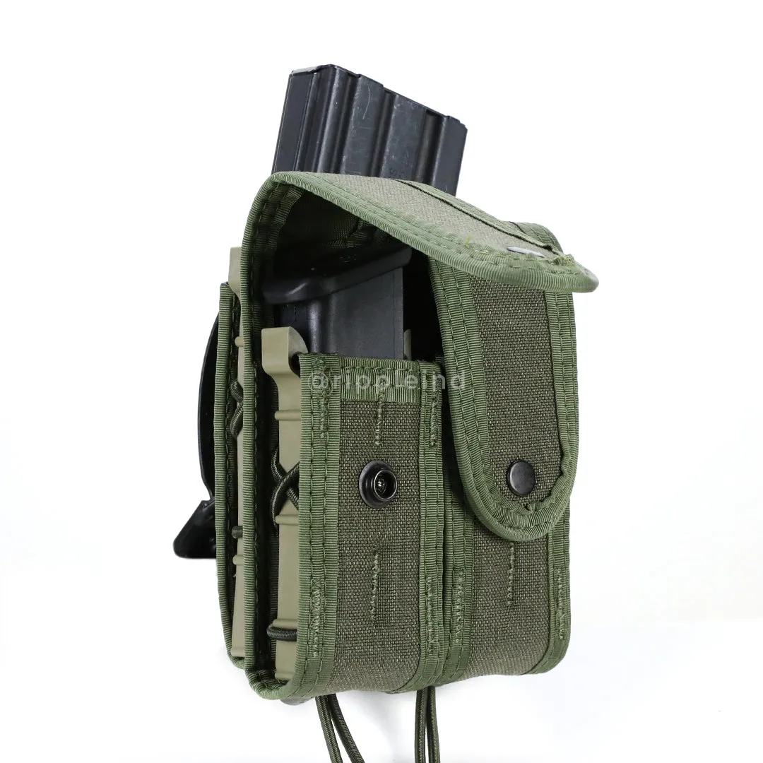 HSGI - Olive - DUTY Pistol Taco - COVERED (Double w/Rifle)