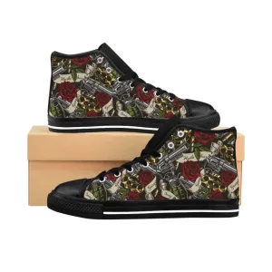 Hustle Hard Men's High-top Sneakers