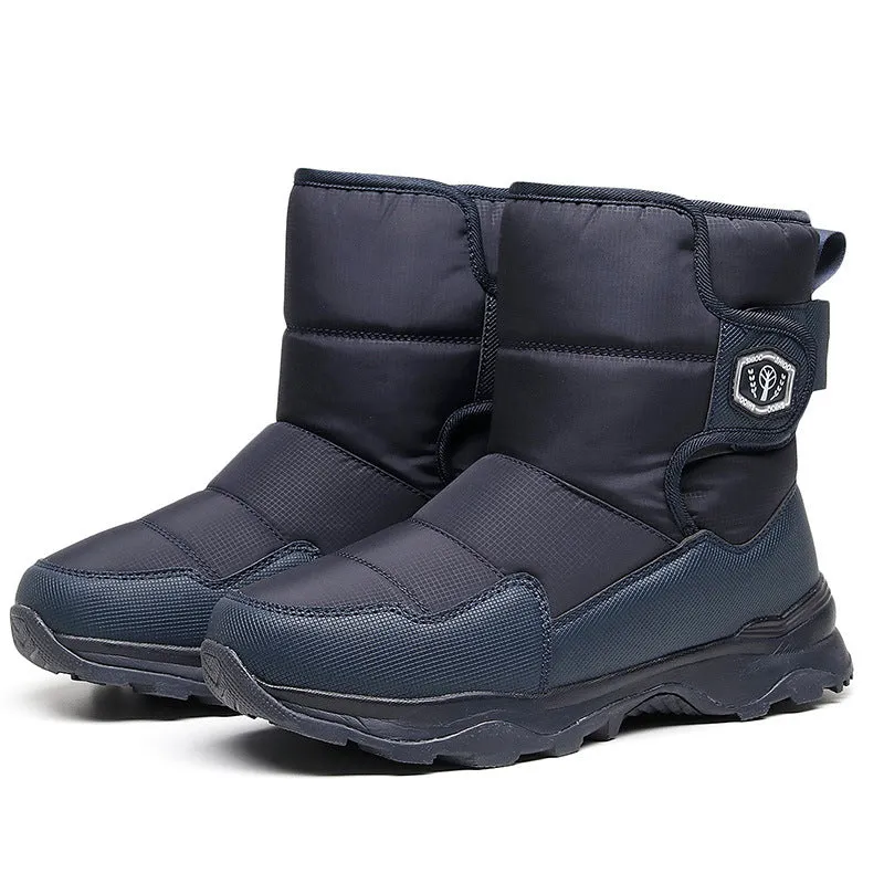 INSTOCK - Men’s Fashionable Warm Snow Boots – Cozy & Durable for