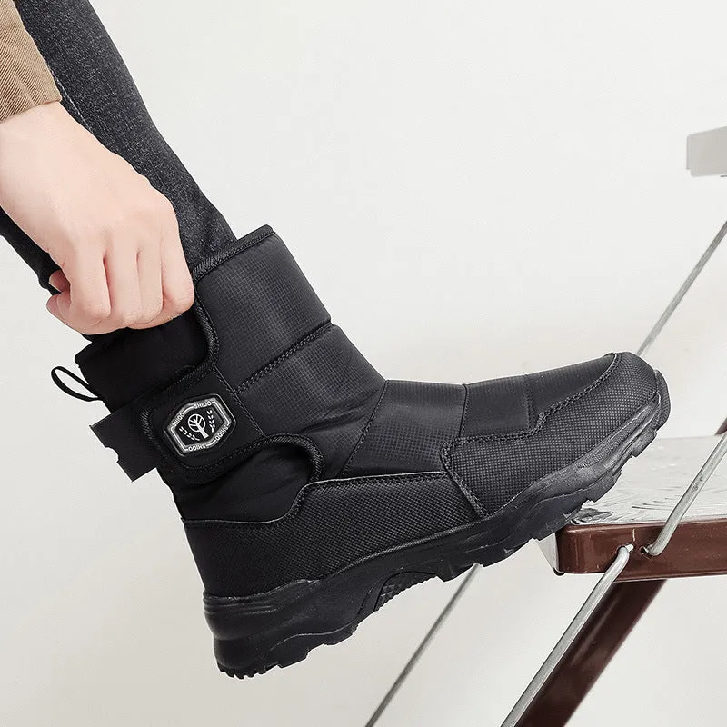 INSTOCK - Men’s Fashionable Warm Snow Boots – Cozy & Durable for