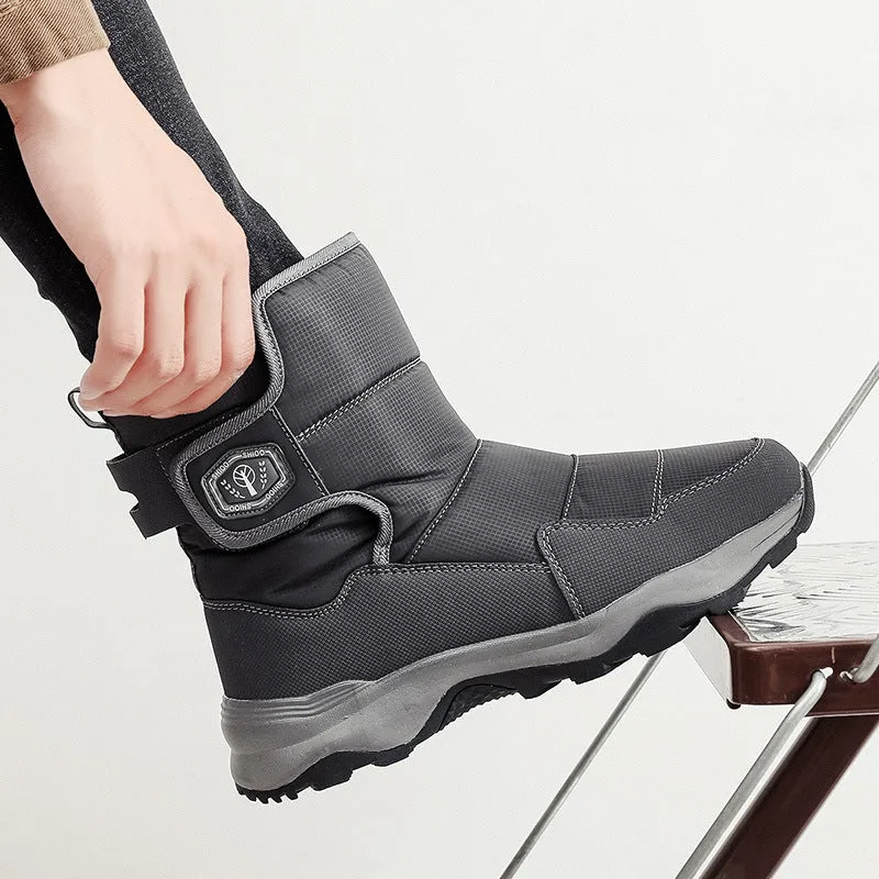 INSTOCK - Men’s Fashionable Warm Snow Boots – Cozy & Durable for